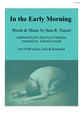 In the Early Morning SATB choral sheet music cover